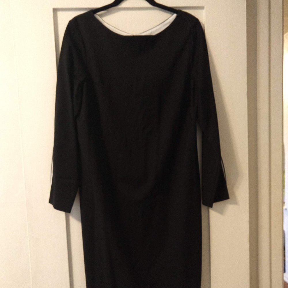 Banana Republic Black Semi-Formal Midi Dress NWT